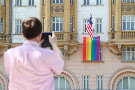 Putin Mocks U.S. Embassy Rainbow Flag - The Moscow Times