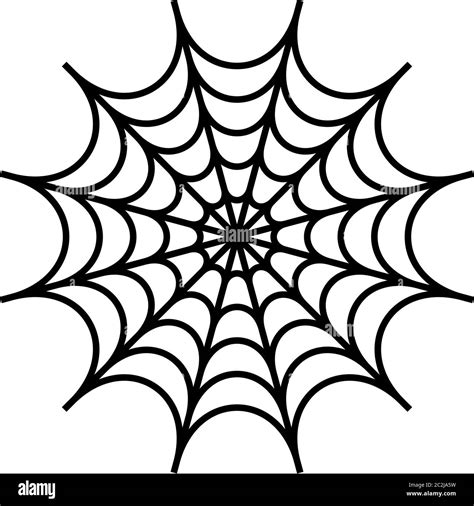 Spider Web Icon Design Vector Art Illustration Stock Vector Image & Art ...