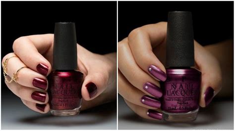 OPI Colors 2019: Dark red and pink colors with glisters | Opi nail polish colors, Nail polish ...