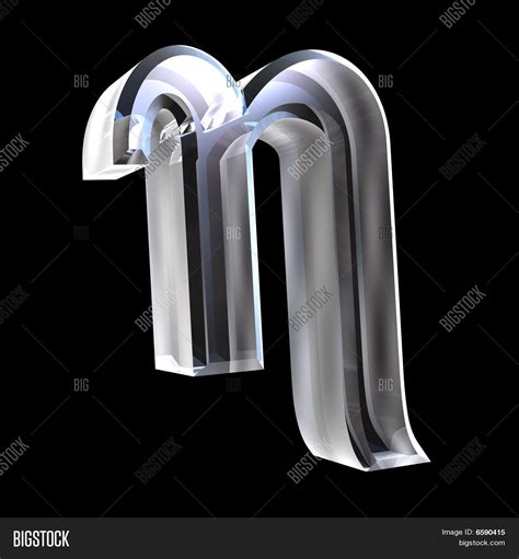 Eta Symbol Glass (3d) Image & Photo (Free Trial) | Bigstock