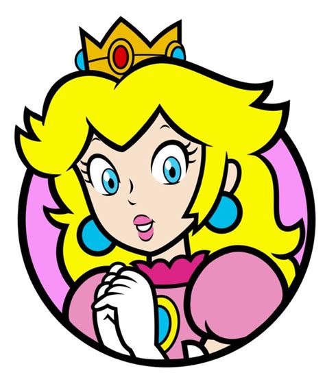 Super Mario: Princess Peach Icon 2D by Joshuat1306 | Coloriage mario ...