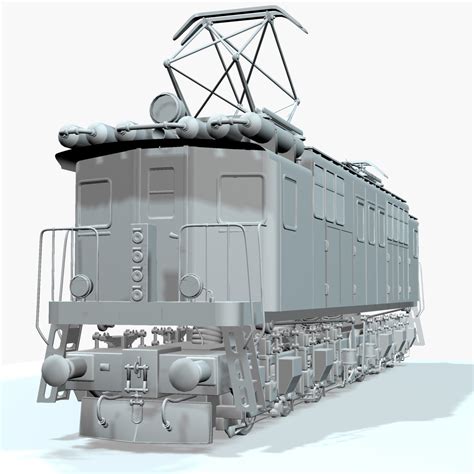 3d model electric locomotive