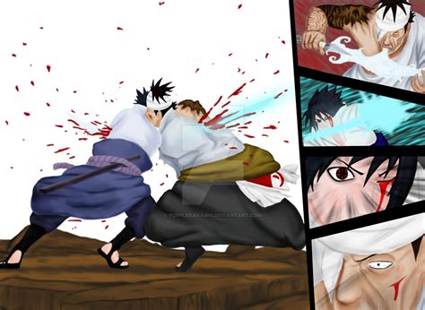 Sasuke vs Danzo by PurpleKakashi on DeviantArt