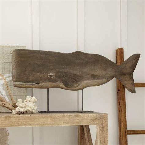 Wooden Whale Sculpture #coastalhome #sanfrancisco #shoreline #beachhouse #renovation #patio # ...