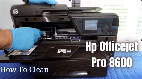 How To Clean The Printhead - Hp Officejet Pro 8600 - Not Printing Solved! - YouTube