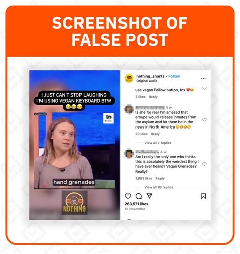 FACT CHECK: Greta Thunberg 'vegan grenades’ video is fake