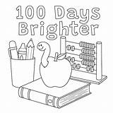 Premium Vector  100th Day Of School brighter Coloring Page sketch template