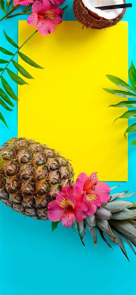 1500x2592 Summer Wallpaper Tropical Fruit Wallpape... iPhone 11 Wallpapers Free Download