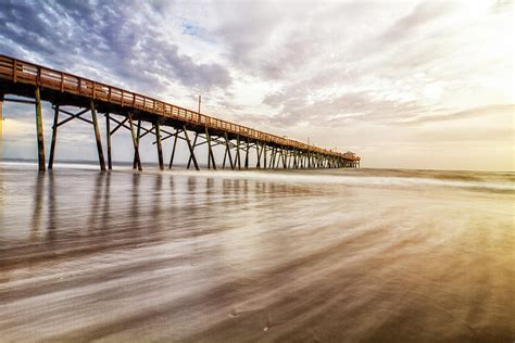 The Oceanana Fishing Pier at Atlantic Beach NC Photograph by Bob Decker - Pixels