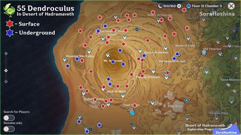 All 55 Dendroculus Locations in the Sumeru Desert of Hadramaveth | Genshin Impact