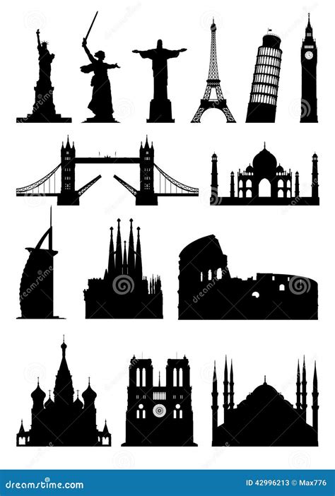 Landmarks Silhouette