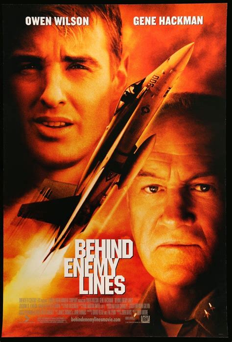 Movie Poster - Behind Enemy Lines (2001) - Original Film Art - Vintage ...