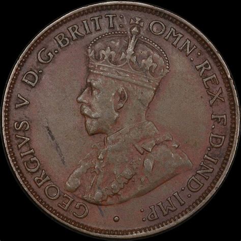 1923 Halfpenny - the Rarest Australian Halfpenny | Sterling & Currency