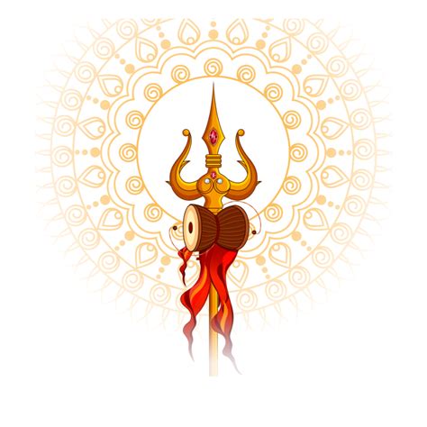 Shiv ji trishul clipart png image