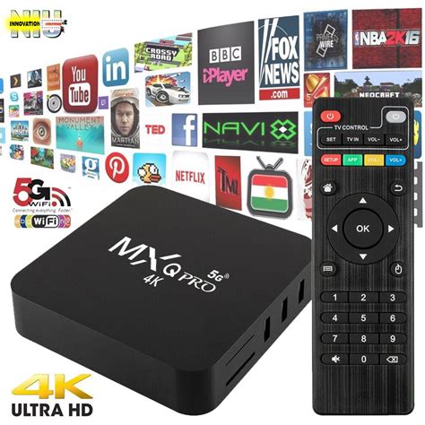 MXQ PRO 4K 5G TV Box 2020 Latest Version Android 10.1 4G+32G Ultra HD ...