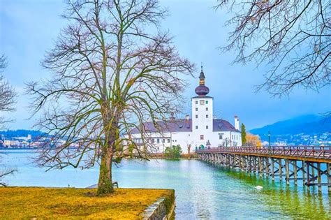 The Schloss Ort Castle in Gmunden, Austria Stock Image - Image of austria, building: 166295871