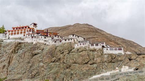 Diskit Monastery Also Known As Deskit Gompa or Diskit Gompa Stock Image ...