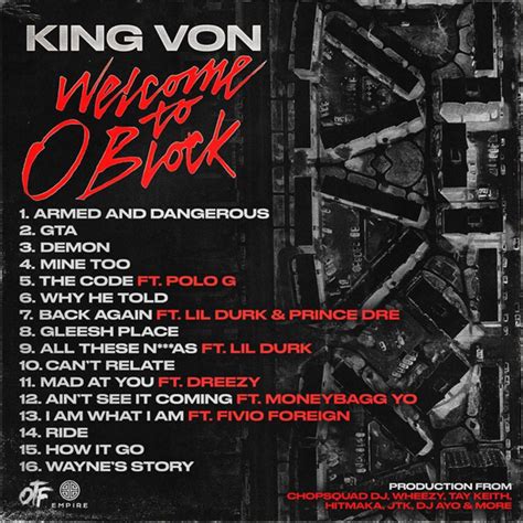 King Von - Welcome to O'Block (30.10.2020) | MZEE.com