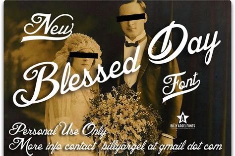 Blessed Day Font | Billy Argel Fonts | FontSpace