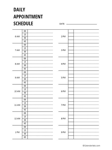 Printable 2024 Appointment Calendar - Free Printable Templates