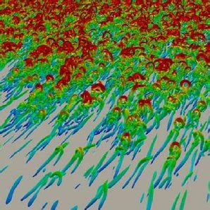 Visualization of the structures in a turbulent boundary layer at about... | Download Scientific ...