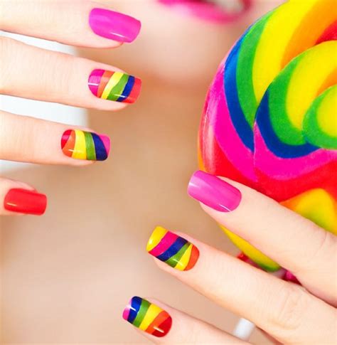 Rainbow nail art ideas for the summer – techniques and tutorials