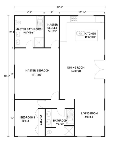 12 Favorite 30x40 Barndominium Floor Plans