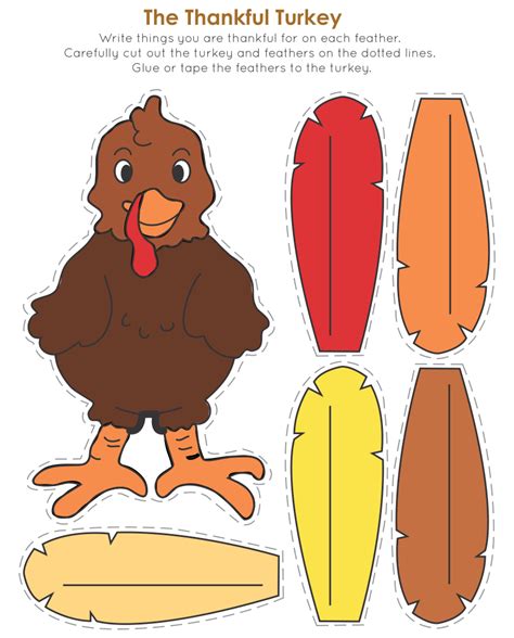 Free Printable Thanksgiving Crafts For Kids