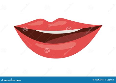 Isolated Mouth Cartoon Vector Design Stock Vector - Illustration of animated, smiley: 165172433