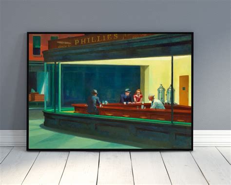 Nighthawks Edward Hopper High Resolution