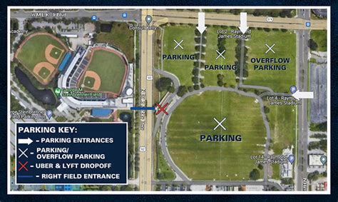 Directions And Parking | George M. Steinbrenner Field | Tampa