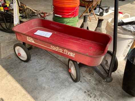 Sold Price: Vintage Red Flyer Wagon - Invalid date CDT