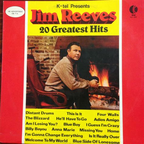 Jim Reeves – Jim Reeves 20 Greatest Hits (Vinyl) - Discogs