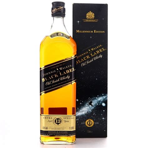 Johnnie Walker Black Label 12 Year Old Millennium Edition 1 Litre | Whisky Auctioneer