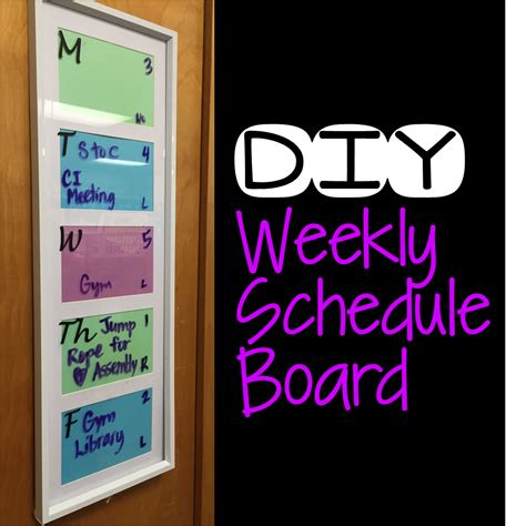 How to Make a DIY Schedule Board for your Classroom | Hanging Around In Primary