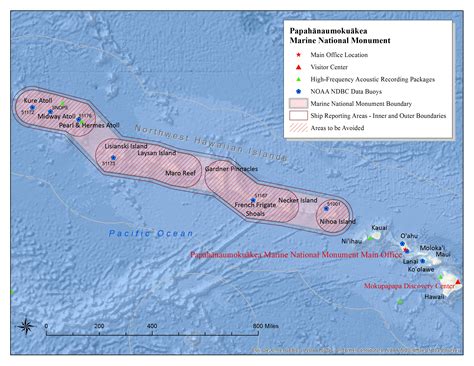 Papahānaumokuākea Map | National Marine Sanctuaries