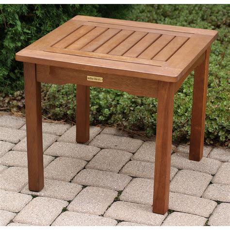 Outdoor Interiors Eucalyptus End Table & Reviews | Wayfair