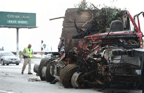 Big rig crash on I-10 kills driver in Fontana early Monday – San ...