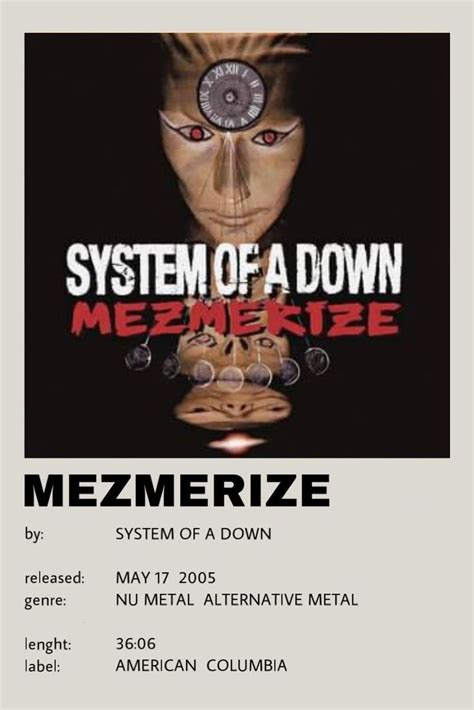 mezmerize poster