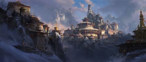 Shangri-La, Pengzhen Zhang on ArtStation at https://www.artstation.com ...