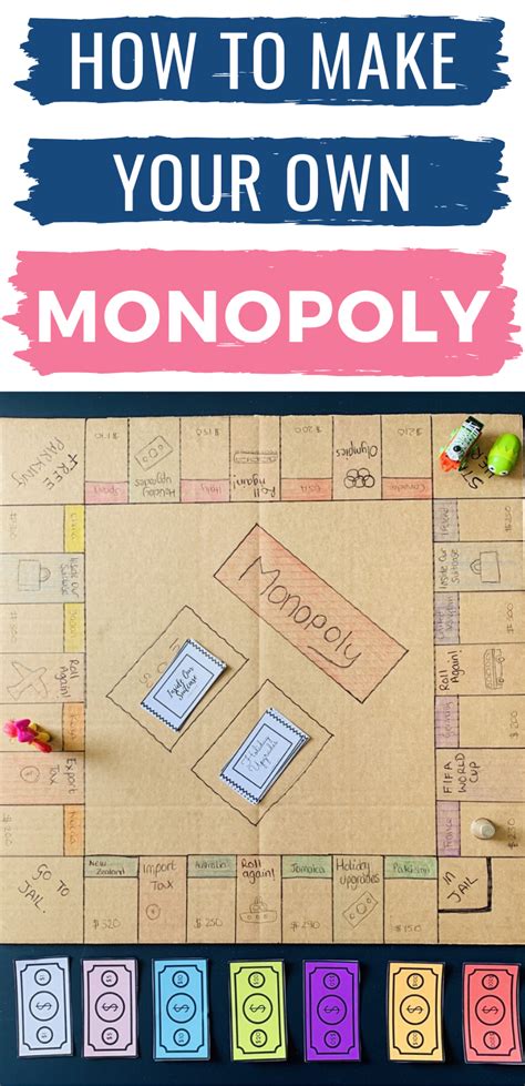 How To Make Monopoly DIY | Make your own monopoly, Fun activities for ...