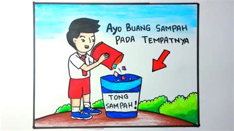 membuang sampah sembarangan disekolah mewarna