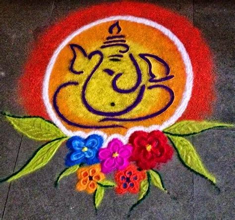 Ganesh Chaturthi 2018: 10 quick and easy Ganpati rangoli designs