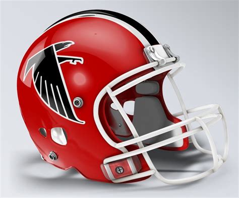 Atlanta Falcons Throwback Helmet | Atlanta falcons helmet, Football helmets, Football is life