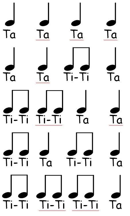 Music Lessons for the Young Child: RHYTHM LESSON 8 - Reading Notation