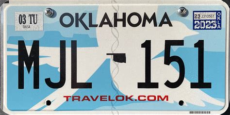 Oklahoma License Plates 2024 - Mari Stacia