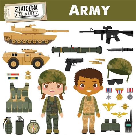 Army Clipart Military Vector Graphics Patriot Digital Clip Art - Etsy