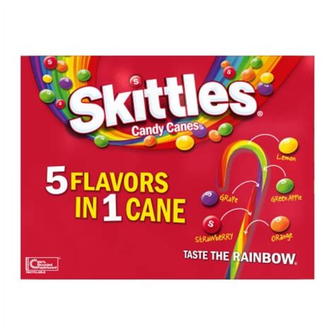 Skittles® Assorted Candy Canes Holiday Candy Box, 12 ct / 5.3 oz - Kroger