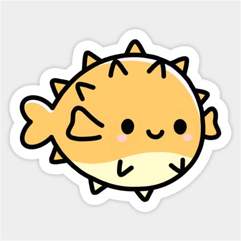 Puffer Fish - Puffer Fish - Sticker | TeePublic