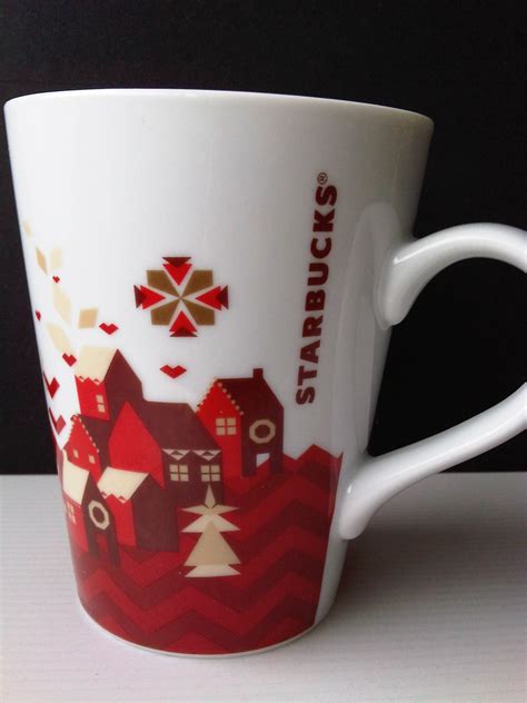 Starbucks Christmas Winter Village Coffee Mug Cup 11oz – Planet Thrifto